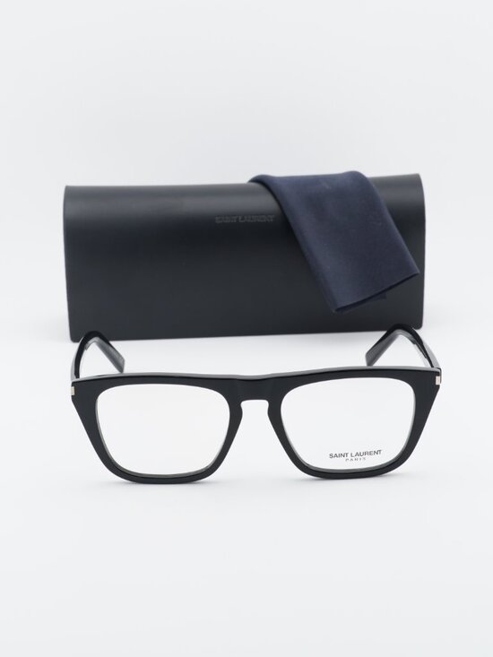 Saint Laurent SL343 001 Square Eyeglasses – Black 53mm main image 7